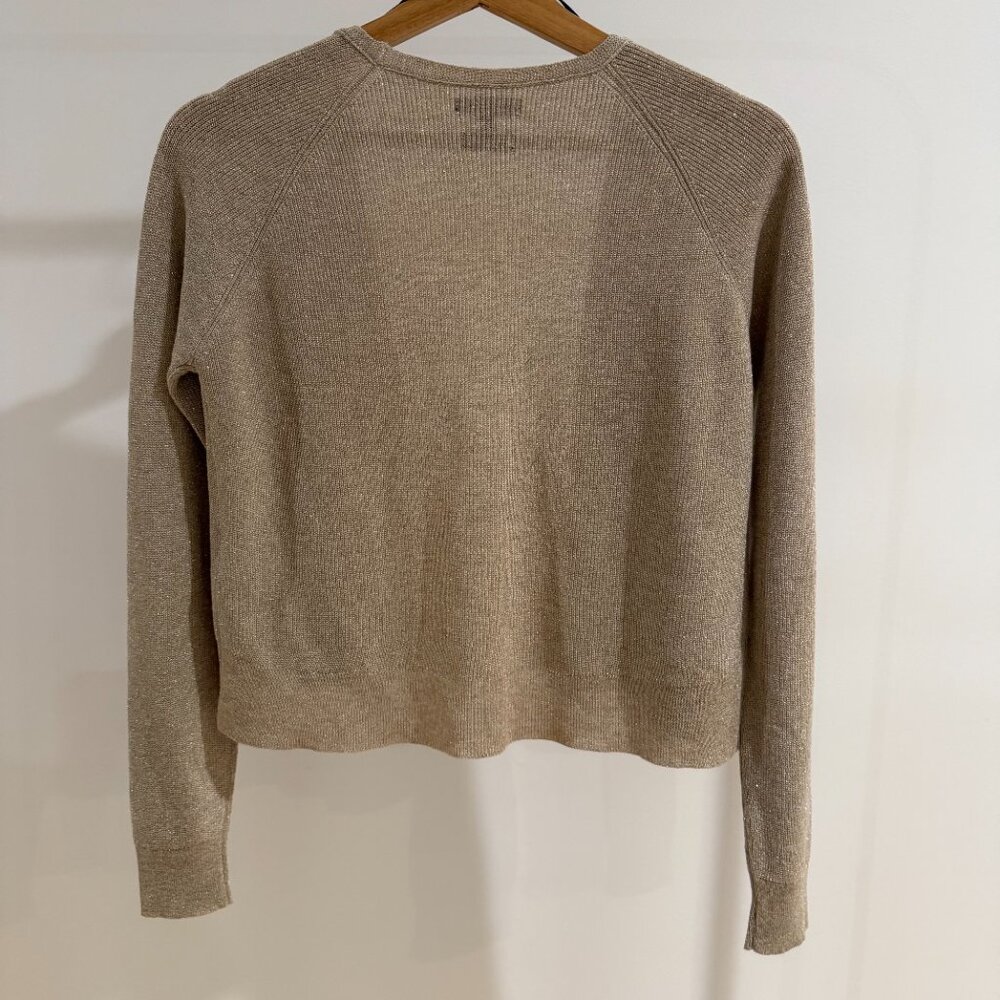 Massimo Dutti Metallic Knit Shrug Soft Italian Yarn - XS-Small - Picture 4 of 9